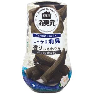 小林製薬　お部屋の消臭元　心がなごむ炭の香り　４００ｍＬ　１セット（５個）