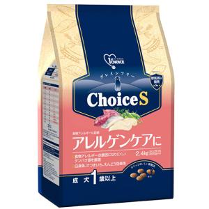 アース・ペット　ファーストチョイス　Ｃｈｏｉｃｅ　Ｓ　アレルゲンケアに　成犬１歳以上　２．４ｋｇ（６００ｇ×４袋）／パック　１セット（４パック）｜tanomail