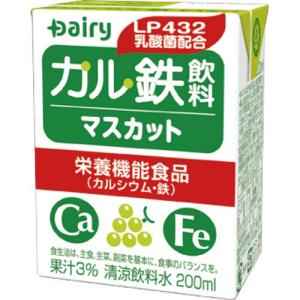 南日本酪農協同　デーリィ　カル鉄飲料　マスカット　２００ｍｌ　紙パック　１ケース（１８本）　（お取寄せ品）｜tanomail