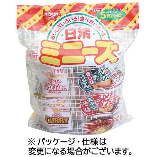 日清食品　日清ミニーズ［東］　５種　１セット（３０食：５食×６パック）