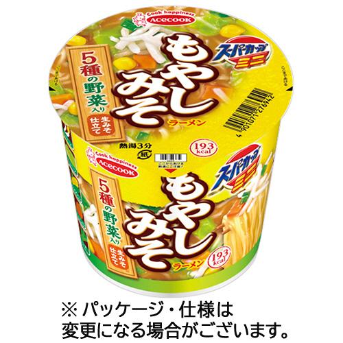 エースコック　スーパーカップミニ　もやしみそラーメン　５１ｇ　１ケース（１２食）