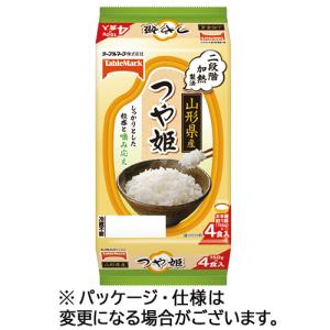 テーブルマーク　山形県産つや姫（分割）　１５０ｇ　１セット（３２食：４食×８パック）｜tanomail