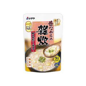 シマヤ　昔ながらの雑炊　かつおだし仕立て　２３０ｇ　１セット（１０パック）｜tanomail