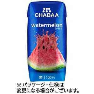 ハルナプロデュース　ＣＨＡＢＡＡ　１００％ジュース　ウォーターメロン　１８０ｍｌ　１ケース（３６本）｜ぱーそなるたのめーる