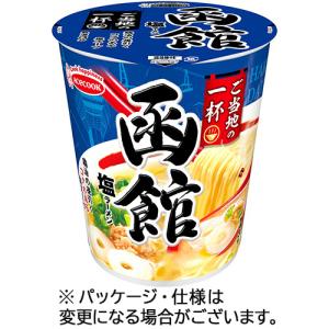 エースコック　ご当地の一杯　函館　塩ラーメン　６０ｇ　１ケース（１２食）　（お取寄せ品）｜tanomail