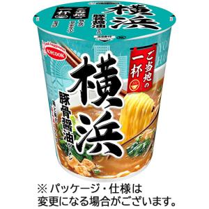 エースコック　ご当地の一杯　横浜　豚骨醤油ラーメン　６３ｇ　１ケース（１２食）　（お取寄せ品）｜tanomail