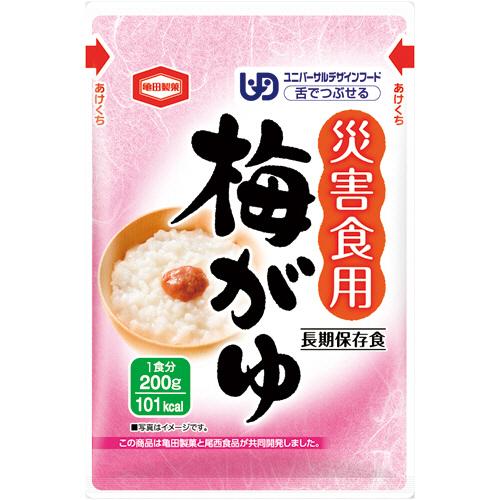 亀田製菓　災害食用梅がゆ　２００ｇ　１ケース（４０食） （お取寄せ品）