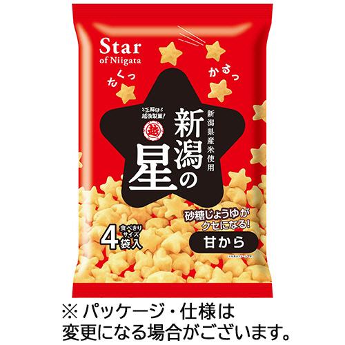 越後製菓　新潟の星　甘から　８０ｇ（２０ｇ×４袋）／パック　１セット（１２パック）