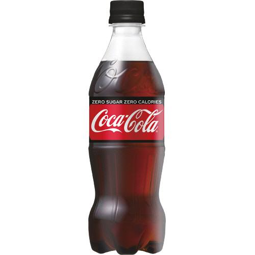 コカ・コーラ　ゼロ　５００ｍＬ　ペットボトル　１セット（４８本：２４本×２ケース）
