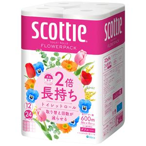 日本製紙クレシア スコッティ 2倍巻き フラワ...の詳細画像1