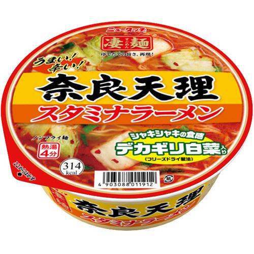 ヤマダイ　ニュータッチ　凄麺　奈良天理スタミナラーメン　１１２ｇ　１ケース（１２食）　（お取寄せ品）