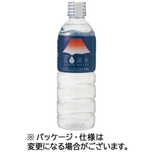ミツウロコビバレッジ　富士清水　シュリンクキャップ仕様　５００ｍＬ　ペットボトル　１セット（４８本：２４本×２ケース）