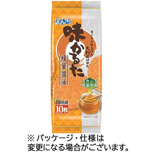 ぼんち　味かるた　蜂蜜醤油　１セット（１００枚：１０枚×１０パック）（お取寄せ品)