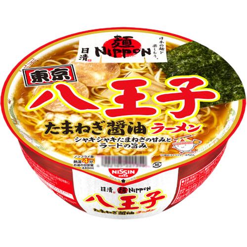 日清食品　日清麺ＮＩＰＰＯＮ　八王子たまねぎ醤油ラーメン　１１２ｇ　１ケース（１２食）　（お取寄せ品...