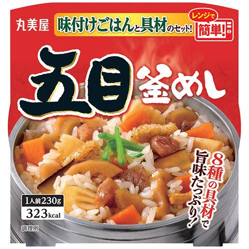 丸美屋　五目釜めし　味付けごはん付き　２３０ｇ　１セット（２４食）　（お取寄せ品）