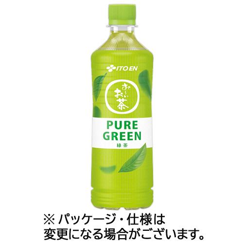 伊藤園　おーいお茶　ＰＵＲＥ　ＧＲＥＥＮ　６００ｍＬ　ペットボトル　１ケース（２４本）