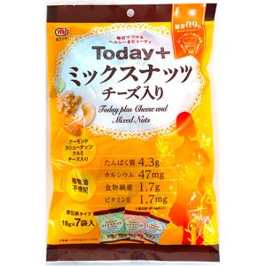 ミツヤ　＜Ｔｏｄａｙ＋＞ミックスナッツチーズ入り　１２６ｇ　１セット（７０袋：７袋×１０パック） （...