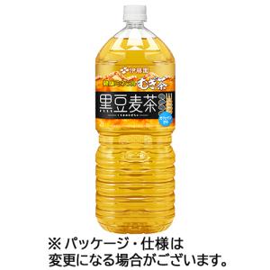伊藤園　健康ミネラルむぎ茶　黒豆麦茶　２Ｌ　ペットボトル　１ケース（６本）