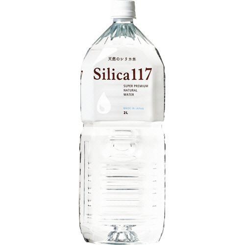 七十七萬石　天然シリカ水　Ｓｉｌｉｃａ１１７　２Ｌ　ペットボトル　１ケース（６本）