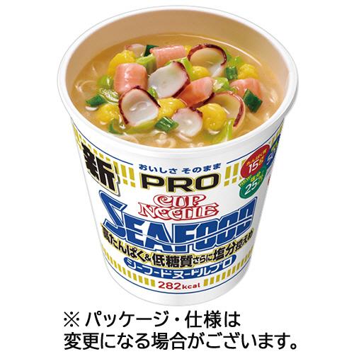 日清食品　カップヌードルＰＲＯ　高たんぱく＆低糖質さらに塩分控えめ　シーフードヌードル　７８ｇ　１ケ...