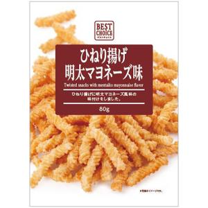 大豊製菓工業 ベストチョイス ひねり揚げ 明太マヨネーズ味 80g 1セット