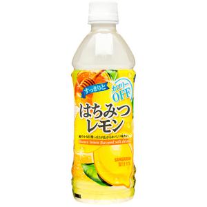サンガリア　すっきりとはちみつレモン　５００ｍｌ　ペットボトル　１ケース（２４本）｜tanomail