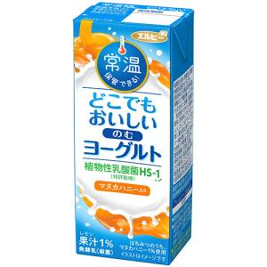 エルビー どこでもおいしい のむヨーグルト 200ml 紙パック 1ケース
