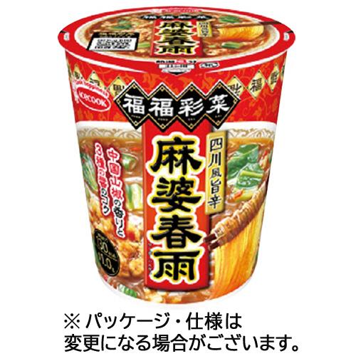 エースコック　福福彩菜　四川風旨辛麻婆春雨　４１ｇ　１ケース（１２食）