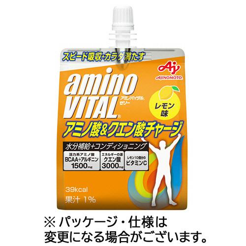 味の素　アミノバイタル　ゼリードリンク　アミノ酸＆クエン酸チャージ　１８０ｇ　１ケース（２４パック）...