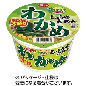 大黒食品工業　マイフレンド　ビック　わかめしょうゆらーめん　１００ｇ　１ケース（２４食）｜ぱーそなるたのめーる