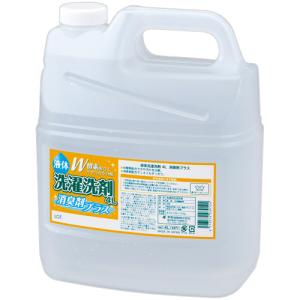 熊野油脂 液体洗剤 消臭剤プラス 4L／本 1セット
