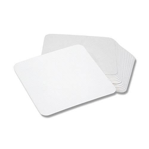 シモジマ　紙コースター　白　９０角　０．５ｍｍ　１セット（４０００枚：２００枚×２０パック）（お取寄...