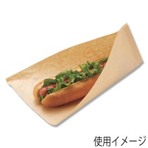シモジマ ホットドッグスリーブ 耐油 L 未晒...の詳細画像1