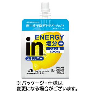 森永製菓　ｉｎゼリー　エネルギーレモン塩分＋　１８０ｇ　１セット（３６パック）