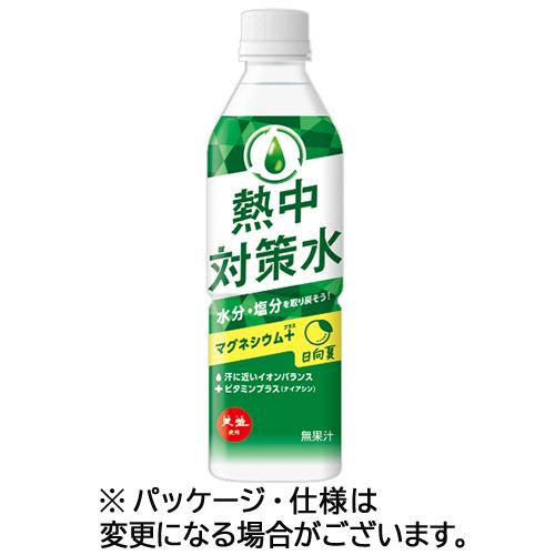 赤穂化成　熱中対策水　日向夏味　５００ｍＬ　ペットボトル　１セット（４８本：２４本×２ケース）　（お...