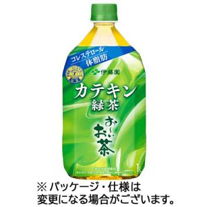 伊藤園　おーいお茶　カテキン緑茶　１Ｌ　ペットボトル　１セット（２４本：１２本×２ケース） （お取寄せ品）｜tanomail