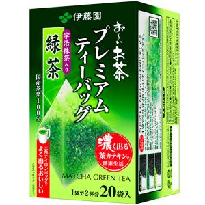 送料無料 伊藤園 お〜いお茶 プレミアムティーバッグ 宇治抹茶入り緑茶