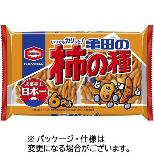 亀田製菓　亀田の柿の種　１８０ｇ（６袋）／パック　１セット（１２パック）