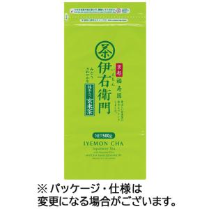 宇治の露製茶　伊右衛門　徳用抹茶入り玄米茶　５００ｇ／袋　１セット（３袋）｜tanomail