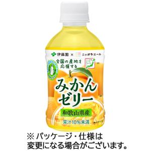 伊藤園　和歌山県産みかんゼリー　ニッポンエール　２８０ｇ　ペットボトル　１ケース（２４本）　（お取寄せ品）｜tanomail