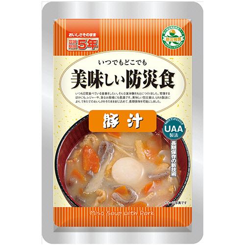 アルファフーズ　ＵＡＡ食品　美味しい防災食　豚汁　１セット（５０食） （お取寄せ品）