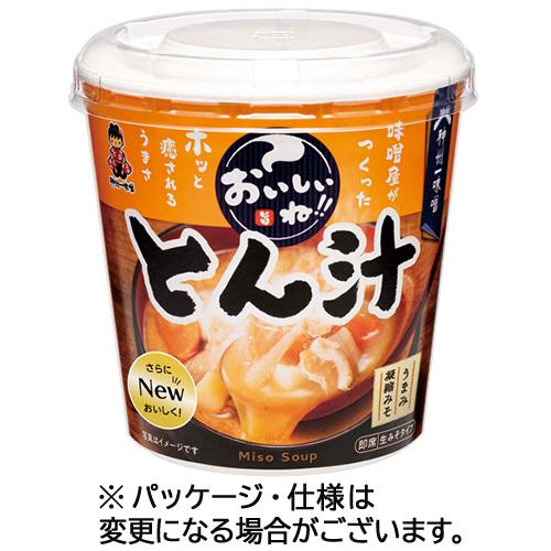 神州一味噌　おいしいね！！とん汁カップ　６４ｇ　１ケース（６食）