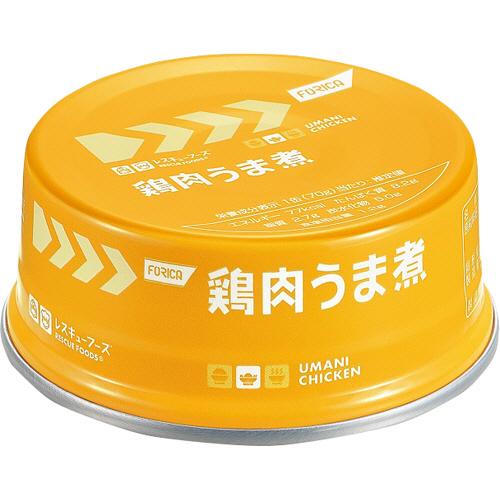 ホリカフーズ　レスキューフーズ　鶏肉のうま煮　１セット（２４缶） （お取寄せ品）