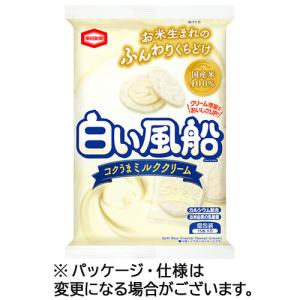 亀田製菓　白い風船　コクうまミルククリーム　１セット（１８０枚：１５枚×１２パック）　（お取寄せ品）