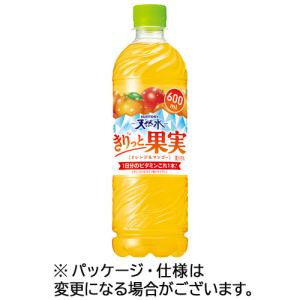 サントリー　天然水　きりっと果実　オレンジ＆マンゴー　６００ｍｌ　ペットボトル　１ケース（２４本） （お取寄せ品）｜tanomail