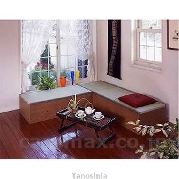 高床式ユニット畳「望」 へり付き T3P2033 LBR 80×80 極東産機 4571215404...