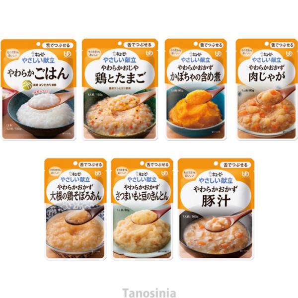 介護食 舌でつぶせるセット やわらか食 ペースト 介護 食品 嚥下 レトルト やさしい献立 舌でつぶ...