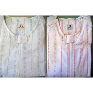 ソフトケアねまき フルオープンタイプ 薄手サッカー地