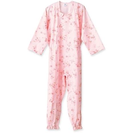介護つなぎ服 前開き LLサイズ 403420 フットマーク RCP 介護用品 寝巻き 老人 パジャ...