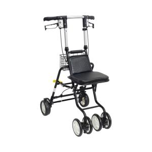 フォルテ 歩行車 シルバーカー 二筋格子ブルー 島製作所 k24-1買い物